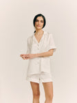 Satin Silk Set - curto (Off)
