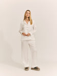 Satin silk set - longo (Off)